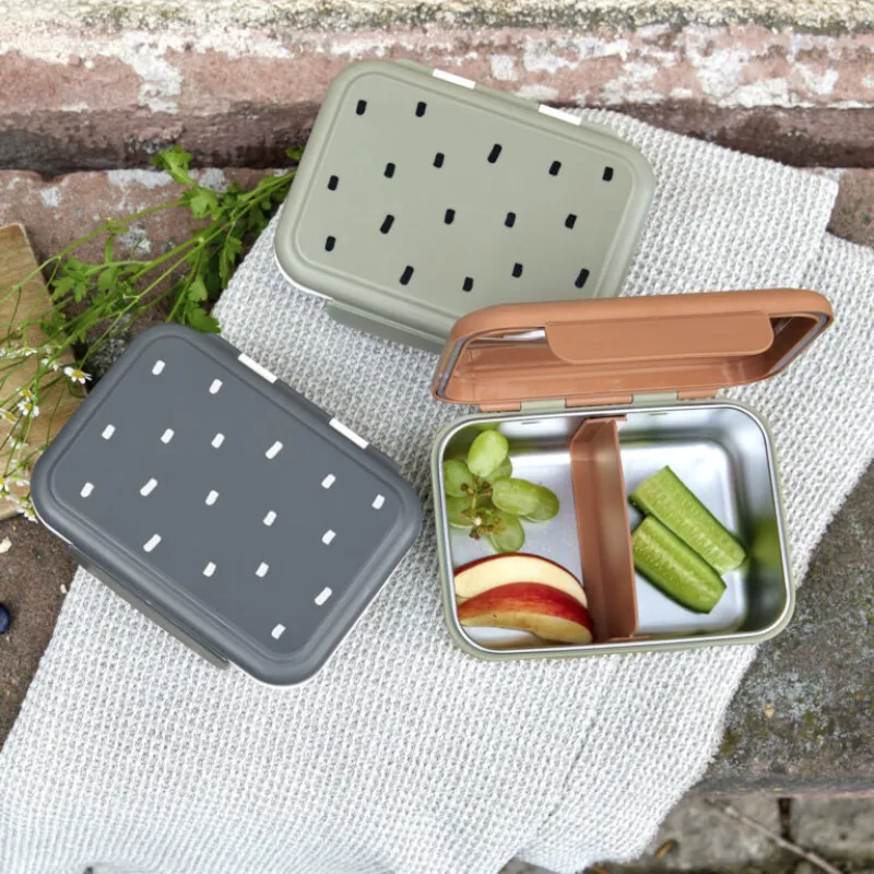 Lässig Lunchbox Stainless Steel Happy Prints
