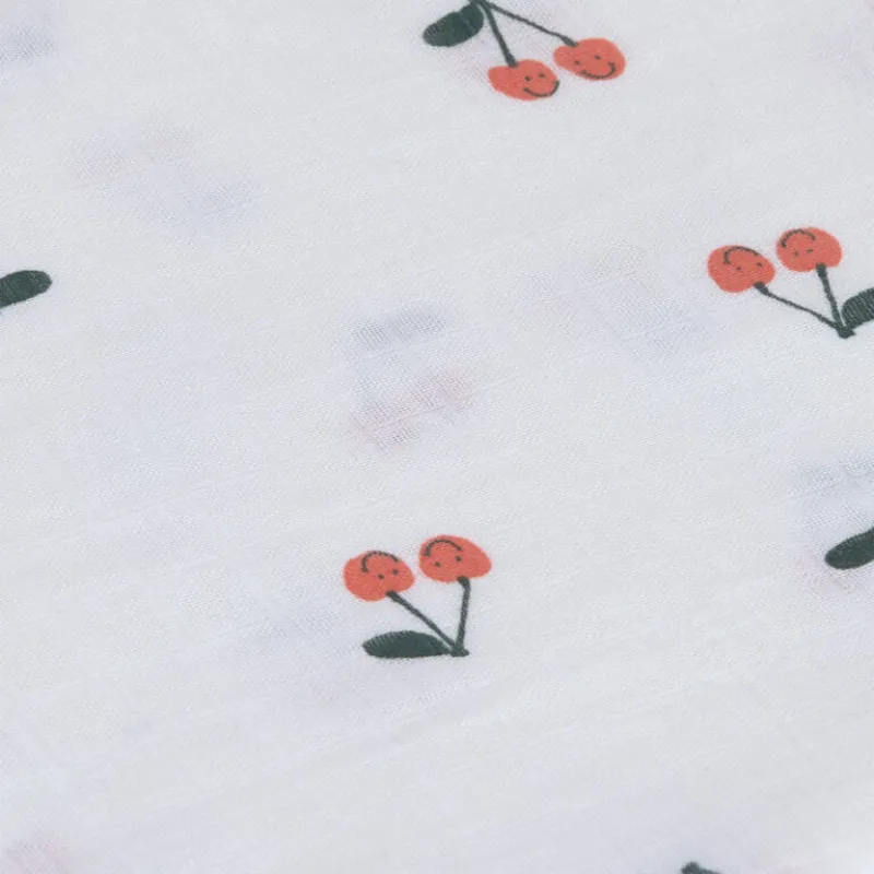 Lässig Swaddle Burp blanket 85x85 Happy Fruits