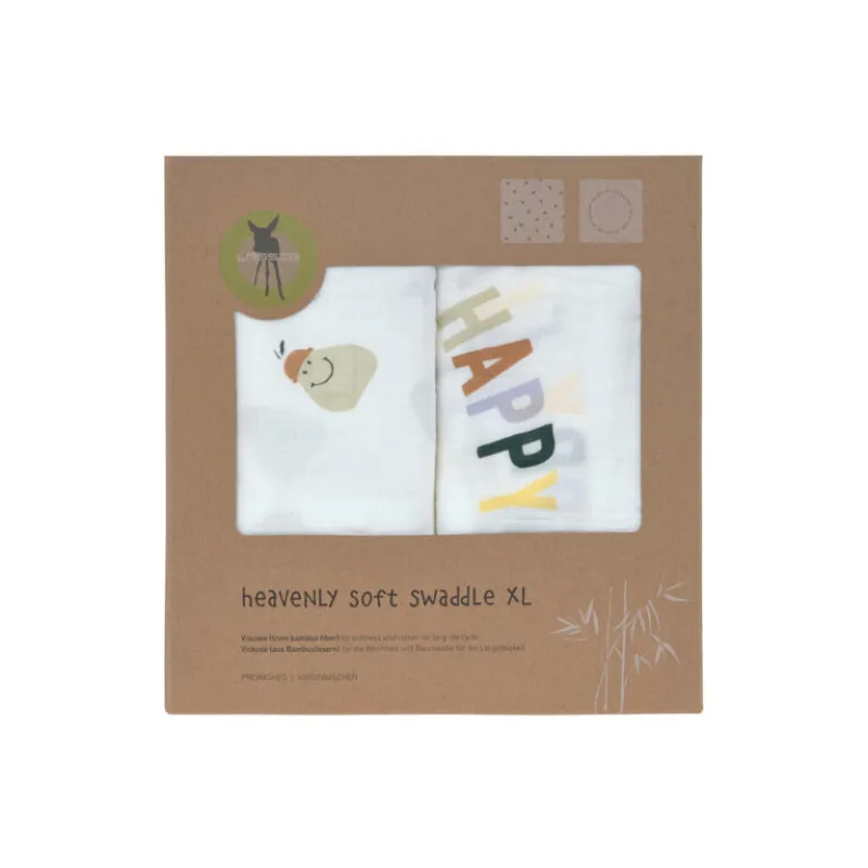 Lässig Swaddle Heav. Soft 120x120 Happy Fruits