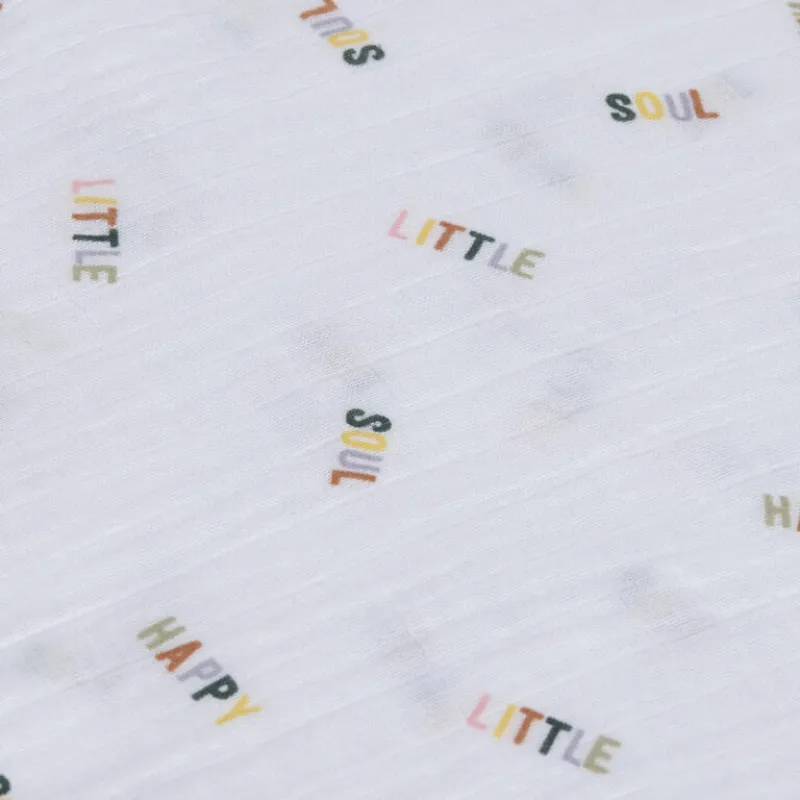 Lässig Swaddle Burp blanket 85x85 Happy Fruits