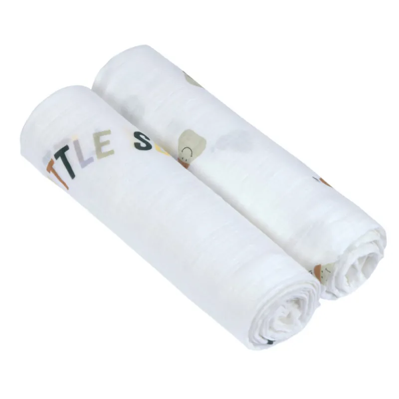 Lässig Swaddle Heav. Soft 120x120 Happy Fruits