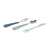 LÄSSIG Cutlery with Silicone Handle 3pcs Tiny Team