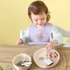 LÄSSIG Cutlery with Silicone Handle 3pcs Tiny Team