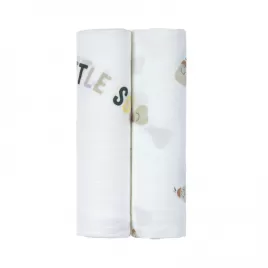 Lässig Swaddle Heav. Soft 120x120 Happy Fruits