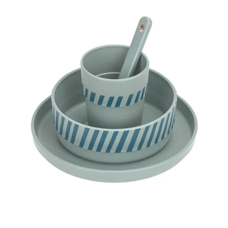 LÄSSIG  Dish Set PP/Cellulose Tiny Team